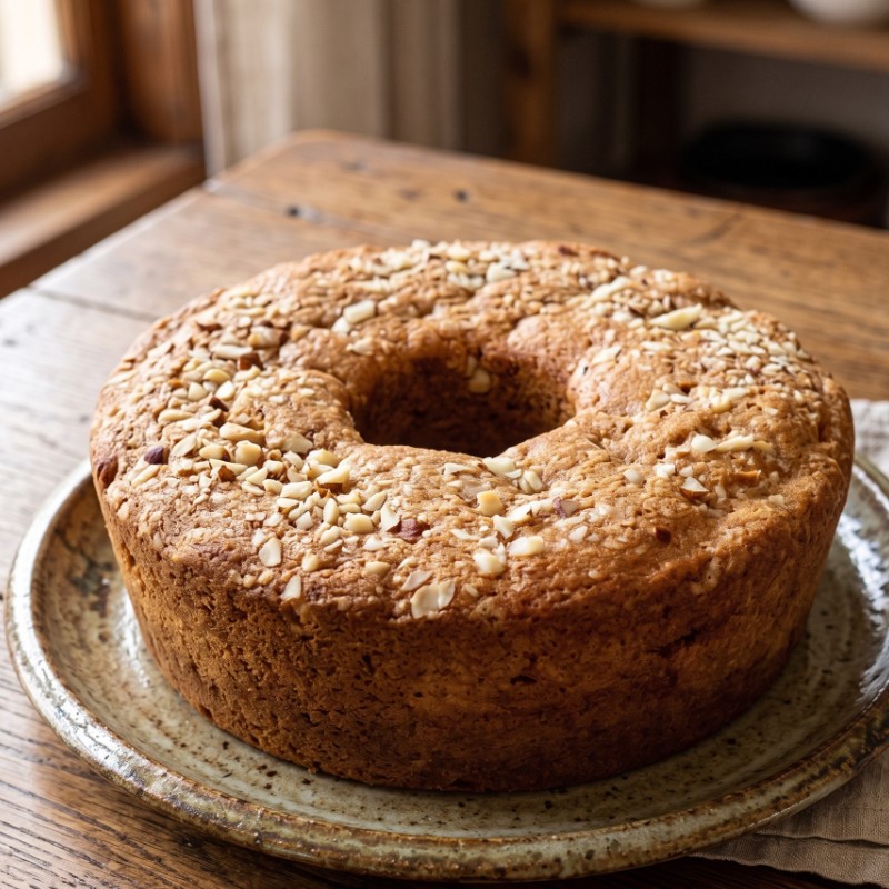 Bolo de Maçã com Castanha do Pará