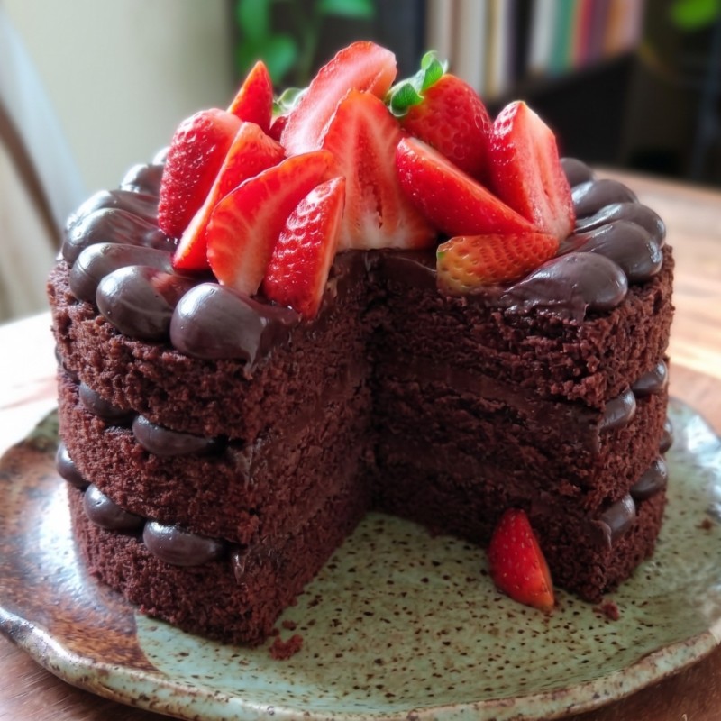 Naked Brigadeiro com Morango