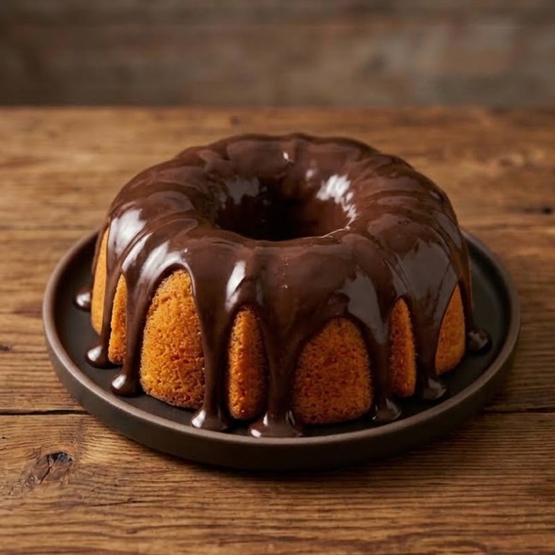 Bolo de Cenoura com Brigadeiro