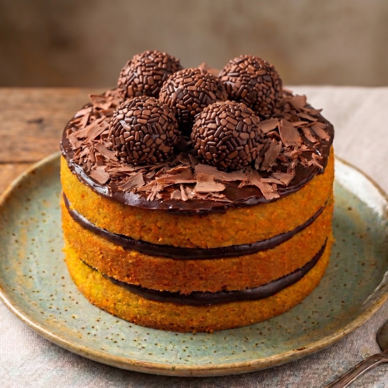 Naked Cenoura com Brigadeiro